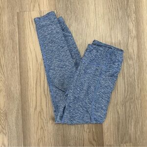 Hanna Andersson Girls Blue Performance Pocket Leggings - 12